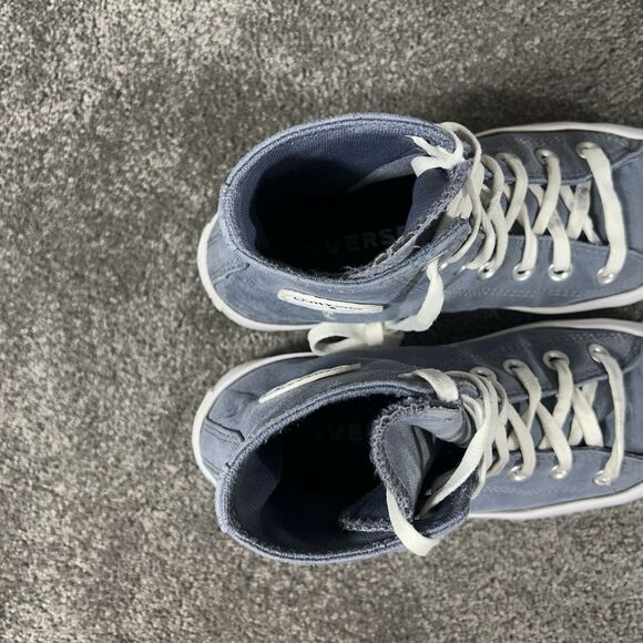 Converse Chuck Taylor All Star Lugged 571165C Women’s Size 6 Blue Platform Shoes - Picture 10 of 12